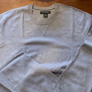 Banana Republic gray/lavender cotton/cashmere blend sweater,excellent condition